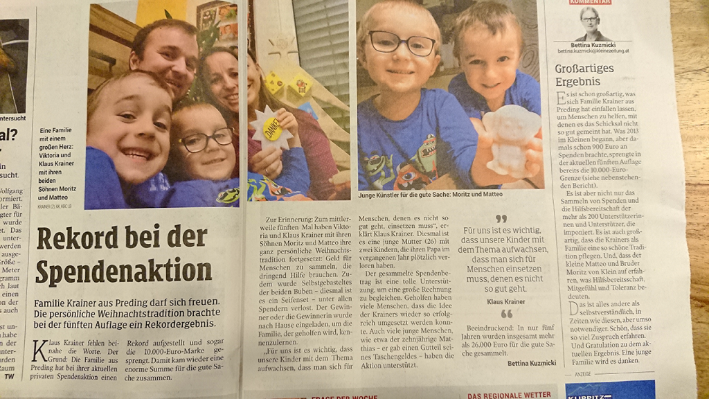 Die Kleine Zeitung über unseren neuen Rekord